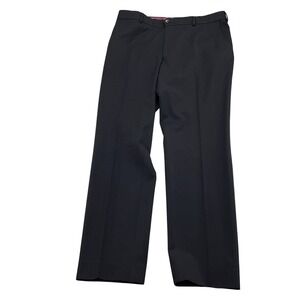 Meyer Modern Dress Pant Men 36W‎ 32L Black Bonn GR58 Modern Trousers Comfort VTG